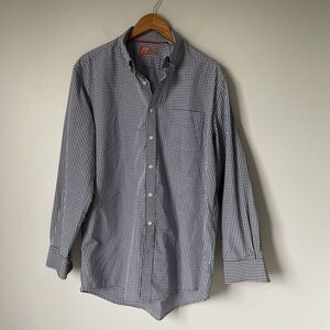 Chick-fil-A  Plaid Button-Down Dress Shirt Work Shirt A Men's Size Large